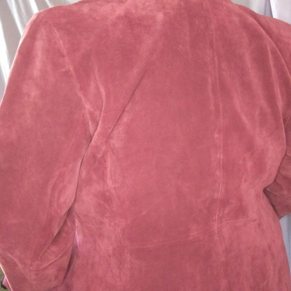 SIENA SUEDE LEATHER MAROON RED BURGUNDY FORMAL - Picture 5 of 6